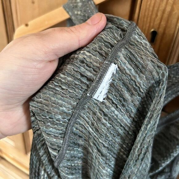 Athleta Tank XXS Gray Black Green Racerback Mesh Multicolored Athletic Shirt - Picture 9 of 9